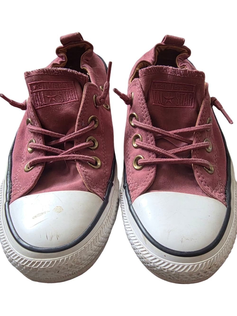 Converse All Star Low Top Sneakers - Burgundy